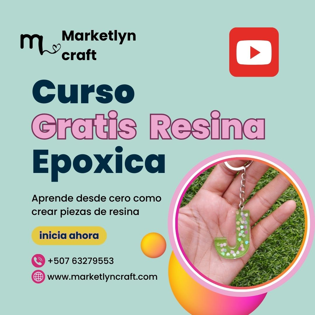 💥Domina la Resina epoxica💥 Curso Gratis para Principiantes 🌟emprende desde casa